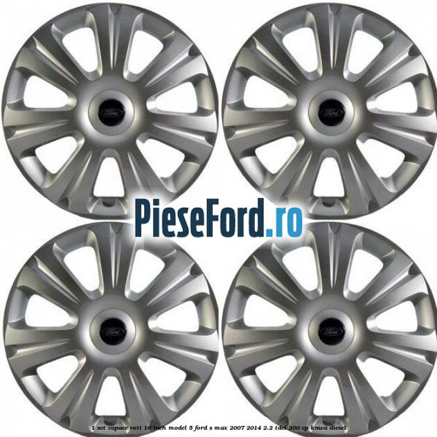 1 Set capace roti 16 inch model 5 Ford S-Max 2007-2014 2.2 TDCi 200 cp