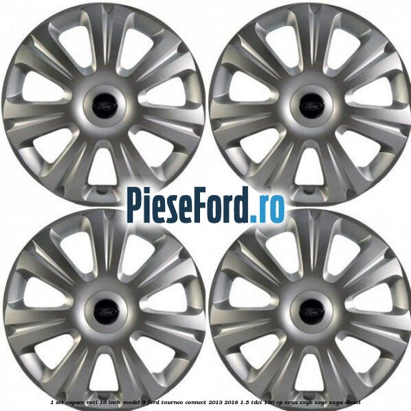 1 Set capace roti 16 inch model 5 Ford Tourneo Connect 2013-2018 1.5 TDCi 100 cp