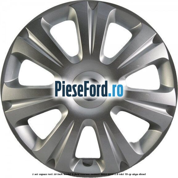 1 Set capace roti 16 inch model 5 Ford Tourneo Connect 2013-2018 1.6 TDCi 75 cp UBGA diesel