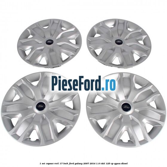 1 Set capace roti 17 inch Ford Galaxy 2007-2014 1.8 TDCi 125 cp QYWA diesel