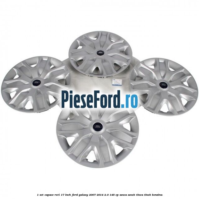 1 Set capace roti 17 inch Ford Galaxy 2007-2014 2.0 145 cp 1 Set capace roti 17 inch Ford Galaxy 2007-2014 2.0 145 cp AOWA, AOWB, TBWA, TBWB benzina