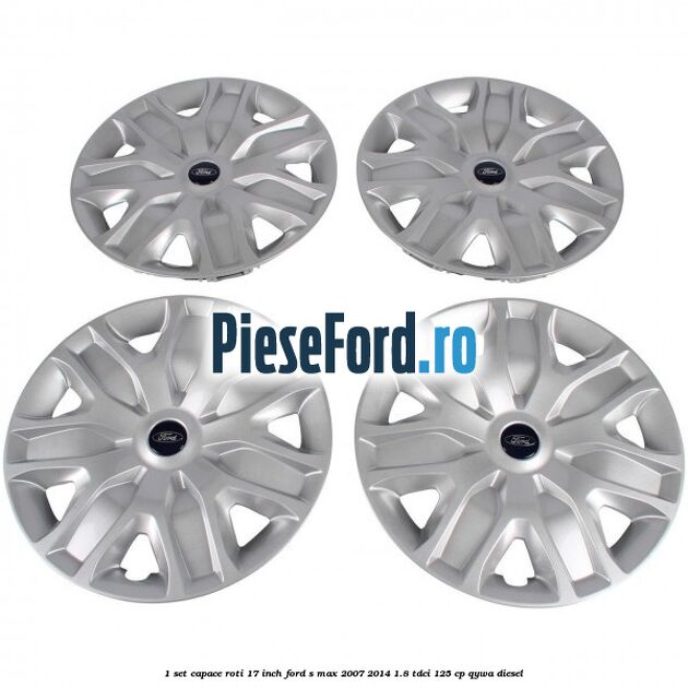 1 Set capace roti 17 inch Ford S-Max 2007-2014 1.8 TDCi 125 cp 1 Set capace roti 17 inch Ford S-Max 2007-2014 1.8 TDCi 125 cp QYWA diesel