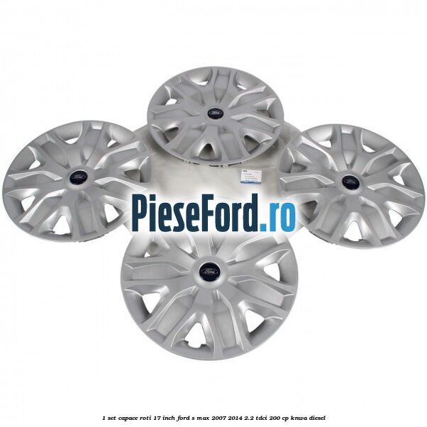 1 Set capace roti 17 inch Ford S-Max 2007-2014 2.2 TDCi 200 cp KNWA diesel