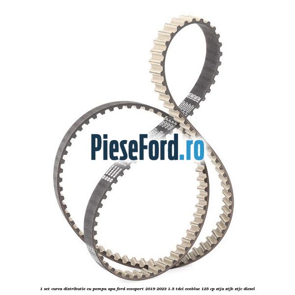 1 Set curea distributie cu pompa apa Ford EcoSport 2019-2023 1.5 TDCi EcoBlue 125 cp ZTJA, ZTJB, ZTJC diesel