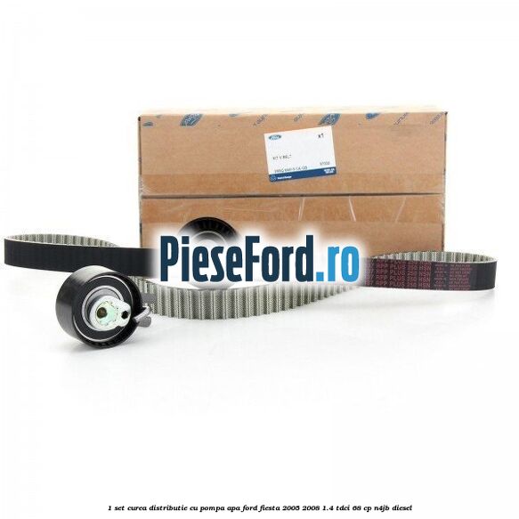 1 Set curea distributie cu pompa apa Ford Fiesta 2005-2008 1.4 TDCi 68 cp N4JB diesel