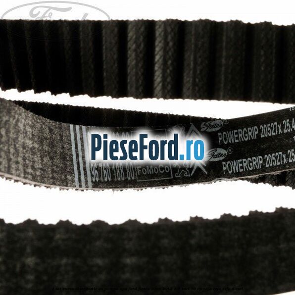 1 Set curea distributie cu pompa apa Ford Fiesta 2008-2012 1.6 TDCi 95 cp T3JA, TZJA, TZJB diesel