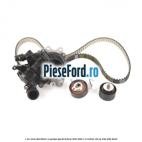 1 Set curea distributie cu pompa apa Ford Focus 2019-2023 1.5 EcoBlue 120 cp ZTDA, ZTDB diesel