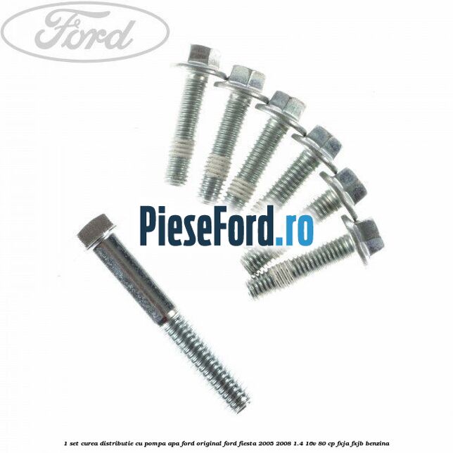 1 Set curea distributie cu pompa apa Ford original Ford Fiesta 2005-2008 1.4 16V 80 cp 1 Set curea distributie cu pompa apa Ford original Ford Fiesta 2005-2008 1.4 16V 80 cp FXJA, FXJB benzina