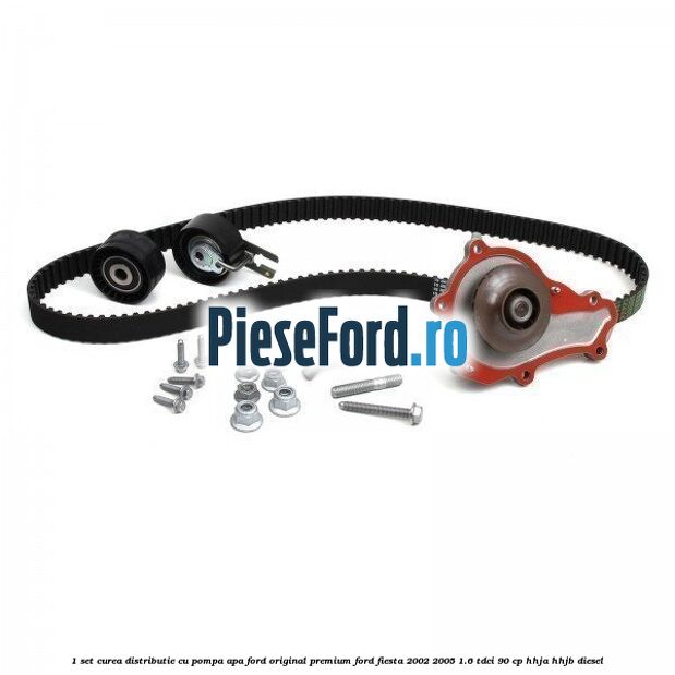 1 Set curea distributie cu pompa apa Ford Original premium Ford Fiesta 2002-2005 1.6 TDCi 90 cp 1 Set curea distributie cu pompa apa Ford Original premium Ford Fiesta 2002-2005 1.6 TDCi 90 cp HHJA, HHJB diesel