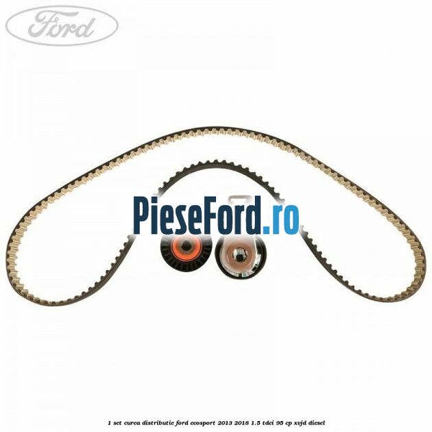 1 Set curea distributie Ford EcoSport 2013-2018 1.5 TDCi 95 cp 1 Set curea distributie Ford EcoSport 2013-2018 1.5 TDCi 95 cp XVJD diesel