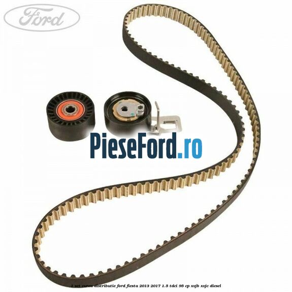 1 Set curea distributie Ford Fiesta 2013-2017 1.5 TDCi 95 cp XVJB, XVJC diesel