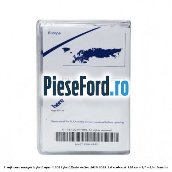 1 Software navigatie Ford Sync II 2021 Ford Fiesta Active 2018-2023 1.0 EcoBoost 125 cp M1JL, M1JM benzina