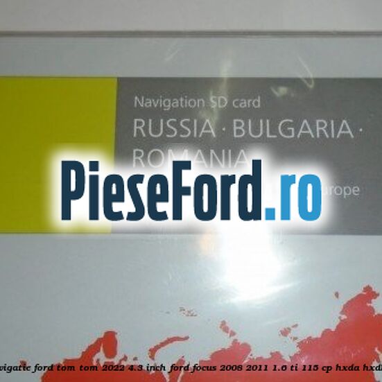 1 Software navigatie Ford Tom-Tom 2022 4.3 inch Ford Focus 2008-2011 1.6 Ti 115 cp HXDA, HXDB, SIDA benzina
