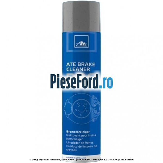 1 Spray degresant curatare frana 500 ML Ford Mondeo 1996-2000 2.5 24V 170 cp SEA benzina