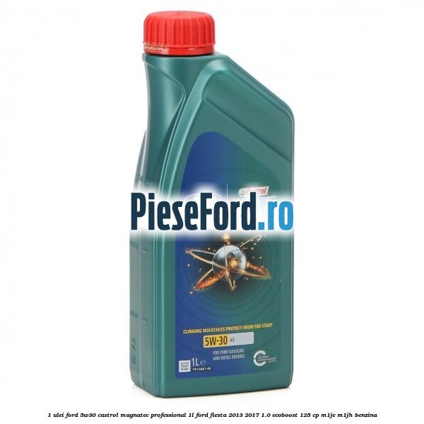 1 Ulei Ford 5W30 Castrol Magnatec Professional 1L Ford Fiesta 2013-2017 1.0 EcoBoost 125 cp M1JE, M1JH benzina