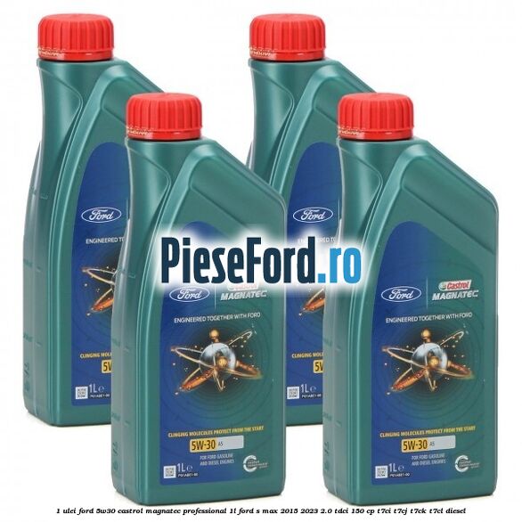 1 Ulei Ford 5W30 Castrol Magnatec Professional 1L Ford S-Max 2015-2023 2.0 TDCi 150 cp T7CI, T7CJ, T7CK, T7CL diesel
