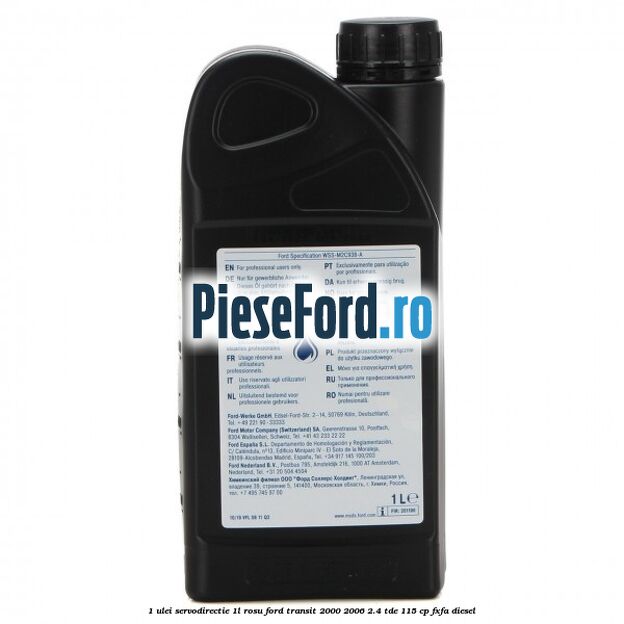1 Ulei Servodirectie 1L rosu Ford Transit 2000-2006 2.4 TDE 115 cp FXFA diesel