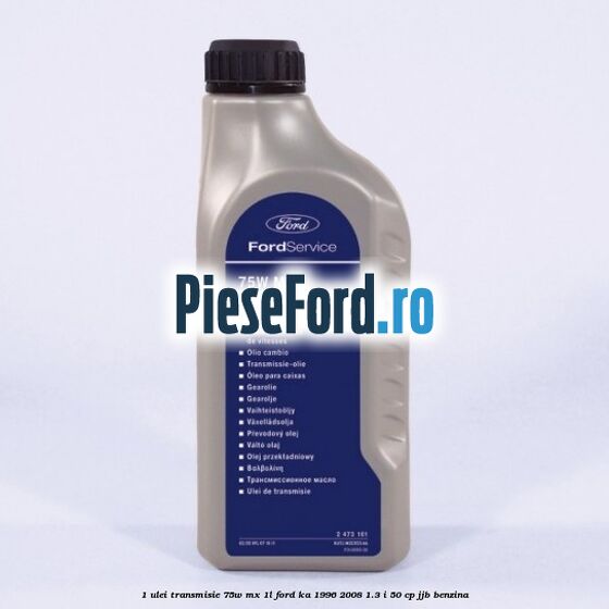 1 Ulei transmisie 75W MX 1L Ford Ka 1996-2008 1.3 i 50 cp JJB benzina
