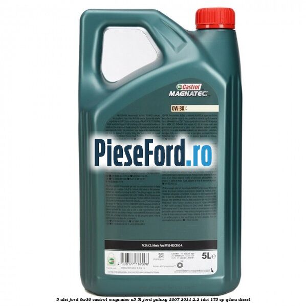 5 Ulei Ford 0W30 Castrol Magnatec A5 5L Ford Galaxy 2007-2014 2.2 TDCi 175 cp 5 Ulei Ford 0W30 Castrol Magnatec A5 5L Ford Galaxy 2007-2014 2.2 TDCi 175 cp Q4WA diesel