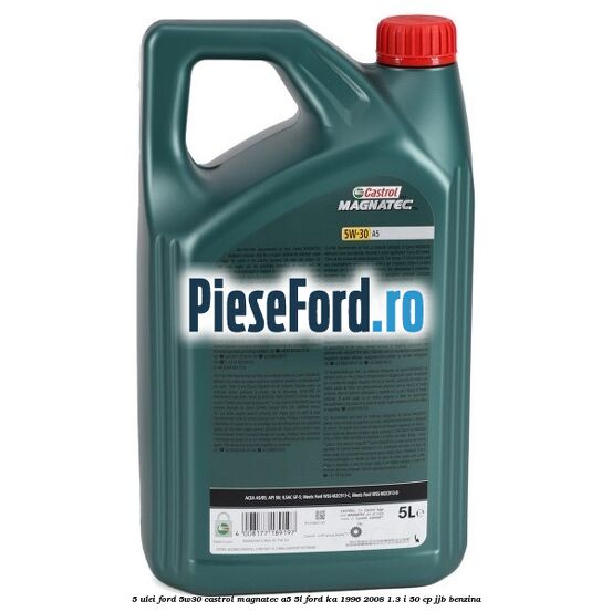 5 Ulei Ford 5W30 Castrol Magnatec A5 5L Ford Ka 1996-2008 1.3 i 50 cp JJB benzina