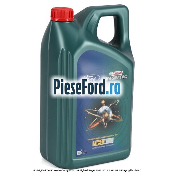 5 Ulei Ford 5W30 Castrol Magnatec A5 5L Ford Kuga 2008-2012 2.0 TDCI 140 cp UFDA diesel