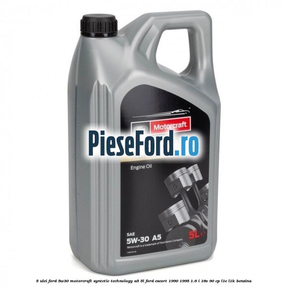 5 Ulei Ford 5W30 Motorcraft Syntetic Technology A5 5L Ford Escort 1990-1995 1.6 i 16V 90 cp