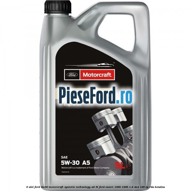 5 Ulei Ford 5W30 Motorcraft Syntetic Technology A5 5L Ford Escort 1990-1995 1.8 4x4 105 cp RDA benzina