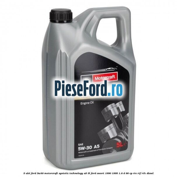 5 Ulei Ford 5W30 Motorcraft Syntetic Technology A5 5L Ford Escort 1990-1995 1.8 D 60 cp