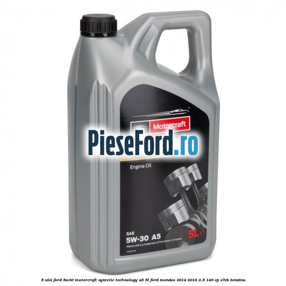 5 Ulei Ford 5W30 Motorcraft Syntetic Technology A5 5L Ford Mondeo 2014-2018 2.5 149 cp
