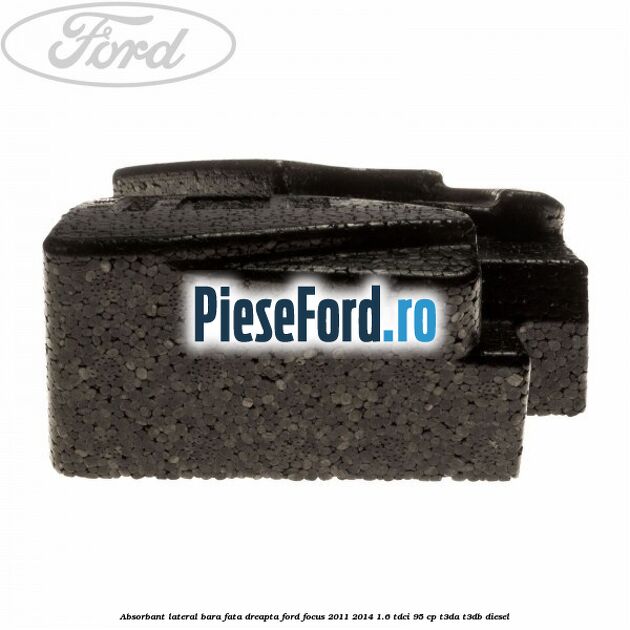 Absorbant lateral bara fata dreapta Ford Focus 2011-2014 1.6 TDCi 95 cp T3DA, T3DB diesel