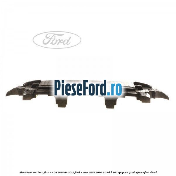 Absorbant soc bara fata an 03/2010-04/2015 Ford S-Max 2007-2014 2.0 TDCi 140 cp QXWA, QXWB, QXWC, UFWA diesel