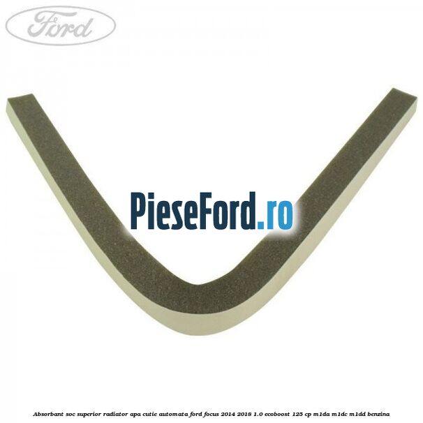 Absorbant soc superior radiator apa cutie automata Ford Focus 2014-2018 1.0 EcoBoost 125 cp M1DA, M1DC, M1DD benzina
