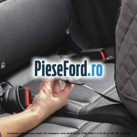 Accesoriu ISOFIX pentru casete de transport Caree Ford Escort 1990-1995 1.8 TD 90 cp RFD, RFK, RFS diesel