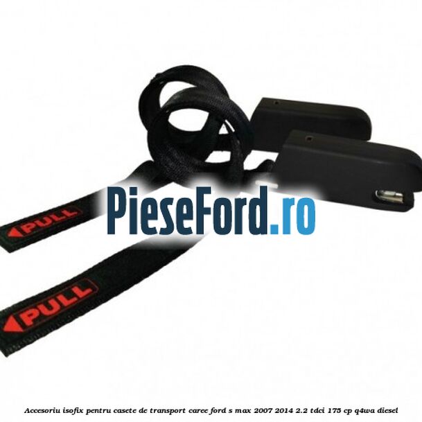 Accesoriu ISOFIX pentru casete de transport Caree Ford S-Max 2007-2014 2.2 TDCi 175 cp Q4WA diesel