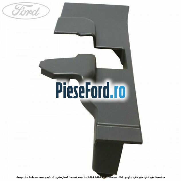 Acoperire balama usa spate dreapta Ford Transit Courier 2014-2018 1.0 EcoBoost 100 cp SFCA, SFCB, SFCC, SFCD, SFCE benzina