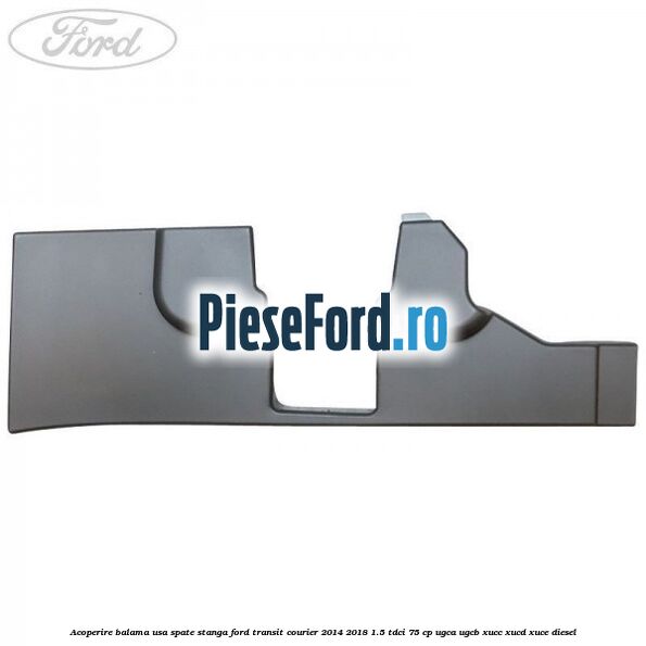 Acoperire balama usa spate stanga Ford Transit Courier 2014-2018 1.5 TDCi 75 cp UGCA, UGCB, XUCC, XUCD, XUCE diesel