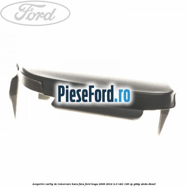 Acoperire carlig de remorcare bara fata Ford Kuga 2008-2012 2.0 TDCi 136 cp G6DG, UKDA diesel