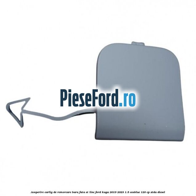 Acoperire carlig de remorcare bara fata ST Line Ford Kuga 2019-2023 1.5 EcoBlue 120 cp ZTDA diesel