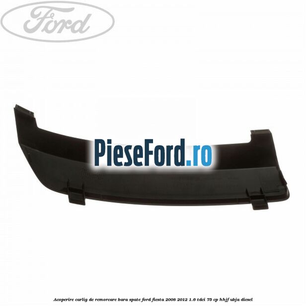 Acoperire carlig de remorcare bara spate Ford Fiesta 2008-2012 1.6 TDCi 75 cp HHJF, UBJA diesel