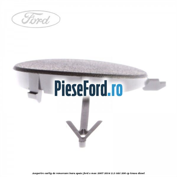 Acoperire carlig de remorcare bara spate Ford S-Max 2007-2014 2.2 TDCi 200 cp KNWA diesel
