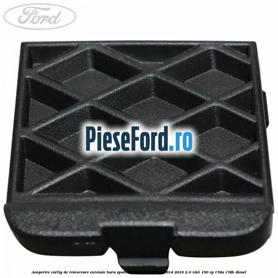 Acoperire carlig de remorcare extensie bara spate berlina Ford Focus 2014-2018 2.0 TDCi 150 cp T7DA, T7DB diesel