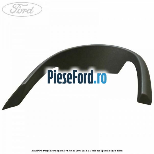 Acoperire dreapta bara spate Ford S-Max 2007-2014 2.0 TDCi 115 cp KLWA, TYWA diesel
