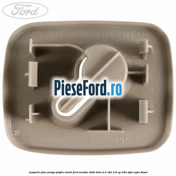 Acoperire fata stanga plafon combi Ford Mondeo 2008-2014 2.0 TDCi 115 cp Acoperire fata stanga plafon combi Ford Mondeo 2008-2014 2.0 TDCi 115 cp KLBA, LPBA, TYBA diesel