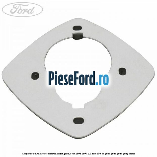 Acoperire gaura acces tapiterie plafon Ford Focus 2004-2007 2.0 TDCi 136 cp G6DA, G6DB, G6DD, G6DG diesel