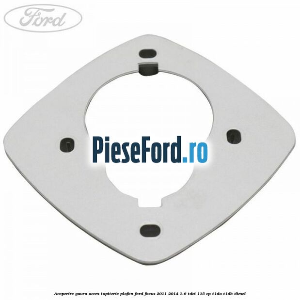 Acoperire gaura acces tapiterie plafon Ford Focus 2011-2014 1.6 TDCi 115 cp T1DA, T1DB diesel