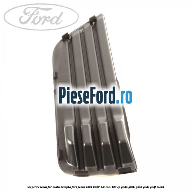 Acoperire locas far ceata dreapta Ford Focus 2004-2007 1.6 TDCi 109 cp G8DA, G8DB, G8DD, G8DE, G8DF diesel