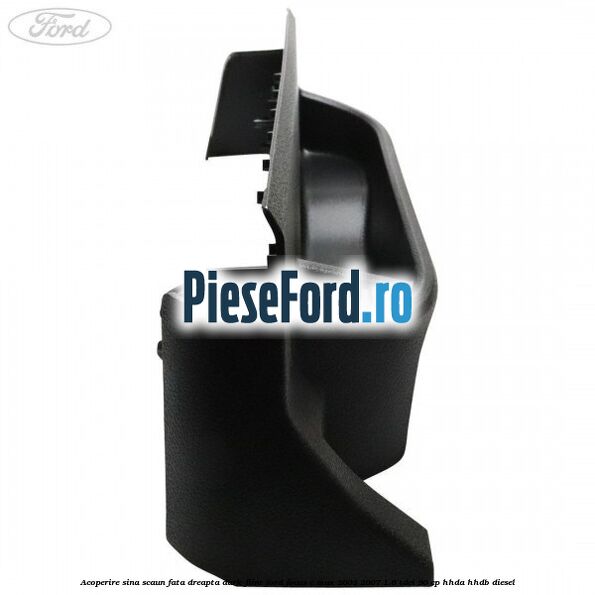 Acoperire sina scaun fata dreapta dark flint Ford Focus C-Max 2003-2007 1.6 TDCi 90 cp HHDA, HHDB diesel