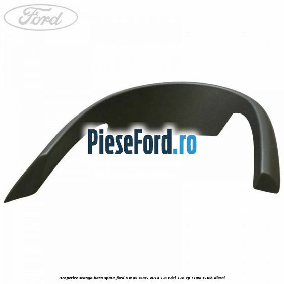 Acoperire stanga bara spate Ford S-Max 2007-2014 1.6 TDCi 115 cp T1WA, T1WB diesel