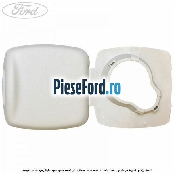 Acoperire stanga plafon spre spate combi Ford Focus 2008-2011 2.0 TDCi 136 cp G6DA, G6DB, G6DD, G6DG diesel