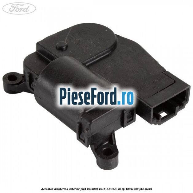 Actuator aeroterma exterior Ford Ka 2009-2016 1.3 TDCi 75 cp 169A1000, FD4 diesel